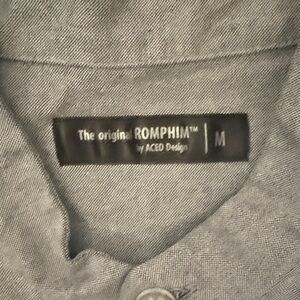 Zara Men's Gray Casual Button-Down Shirt